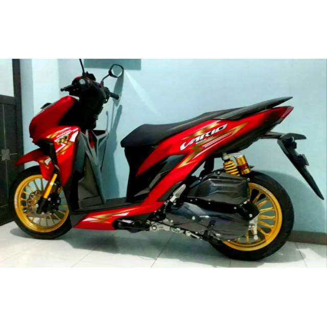 STRIPING VARIO NEW 150 CLICK i 150i MERAH