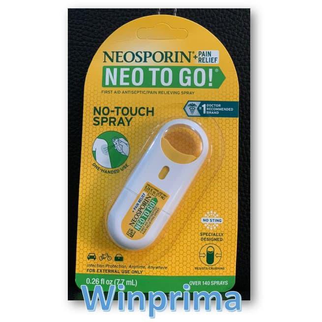 Daf | Neosporin Pain Relief - Pain Relief Spray - Antiseptic - 7.7Ml