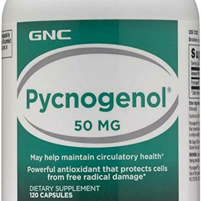 GNC pycnogenol 50mg (120) asli