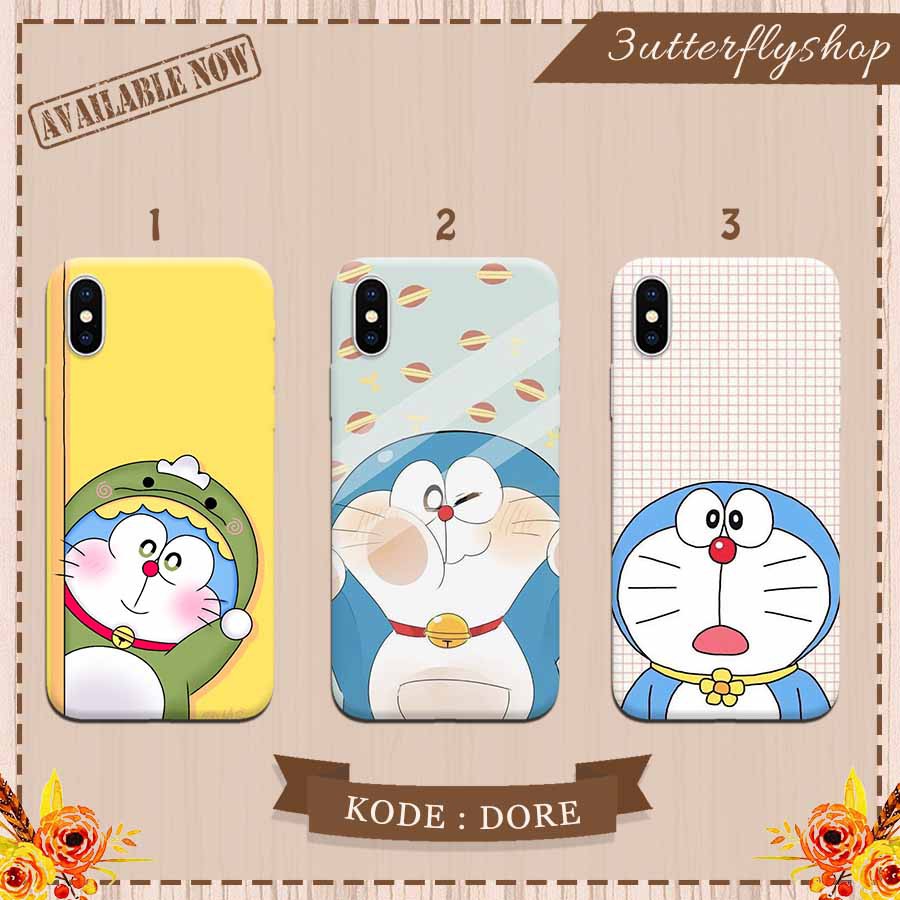 Funny Face Doraemon case Oppo Vivo Realme Redmi Xiaomi Samsung Iphone