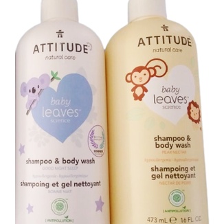 Attitude Baby Leaves 2 in 1 Shampoo &amp; Body Wash / Sabun Bayi