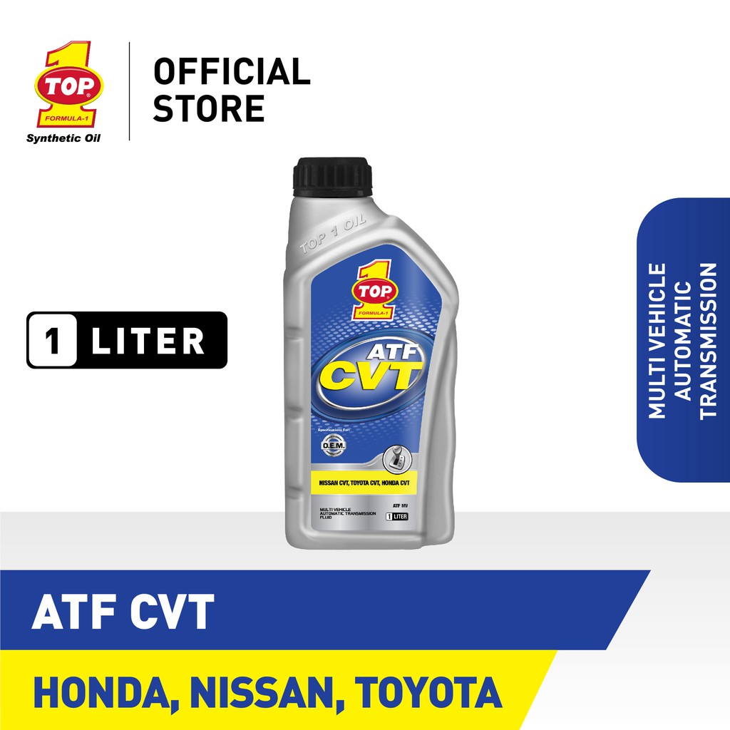 Oli Transmisi Matik TOP1 CVT FLUID 1L - HRV - Outlander CVT - HRV