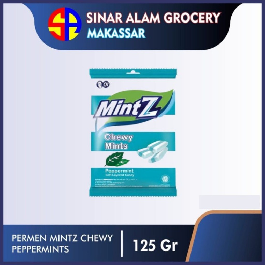 

PERMEN MINTZ CHEWY PEPPERMINTS 125Gr