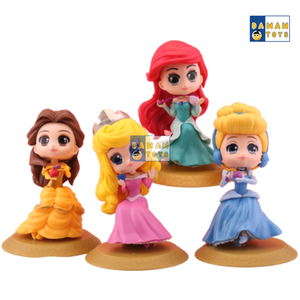 Disney Princess Qposket Q Posket Ariel Frozen Harley Quinn Bo Peep Mulan Figure