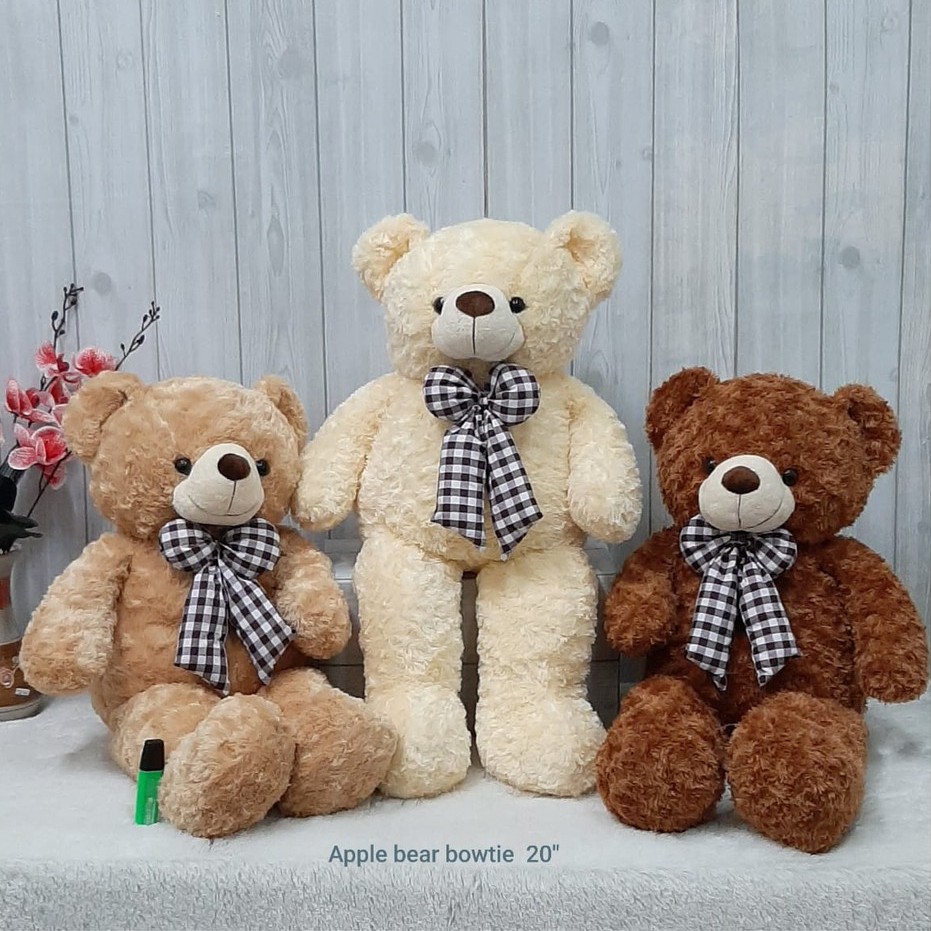 Boneka Teddy Bear Apple 70cm/boneka beruang/boneka teddy/Boneka Bear Besar/boneka kado ultah