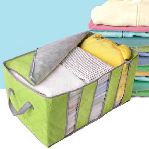 ~ PIYOSHI08 ~ Storage Box Serbaguna Organizer Bag Tempat Pakaian Selimut Bedcover Murah Praktis AF34