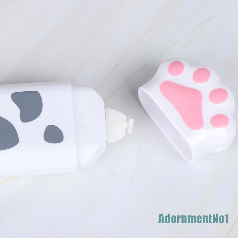 (AdornmentNo1) Correction Tape / Tip Ex Kertas Bentuk Telapak Kaki Kucing Untuk Dekorasi Diary / Sekolah / Kantor