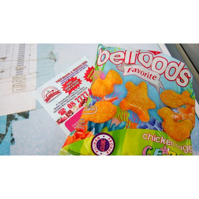 

Belfoods Favorite Nuget Ayam Bentuk Karakter Lucu 500gr