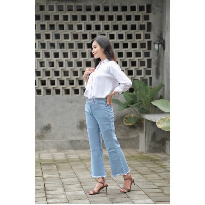 Celana  Cutbray  Jeans Rawis/ Cutbray Jeans Wanita