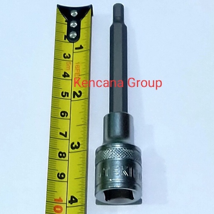 Tekiro kunci l socket 5mm x 100mm panjang hex bit socket 5 mm