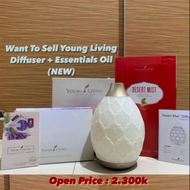 Paket Young Living ( Diffuser + Oil Lengkap)