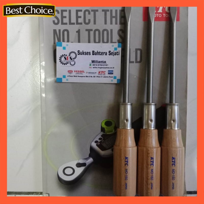 OBENG KETOK GAGANG KAYU KTC MINUS MD-150