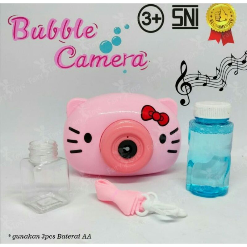 Mainan Camera Bubble Hello Kitty Cute
