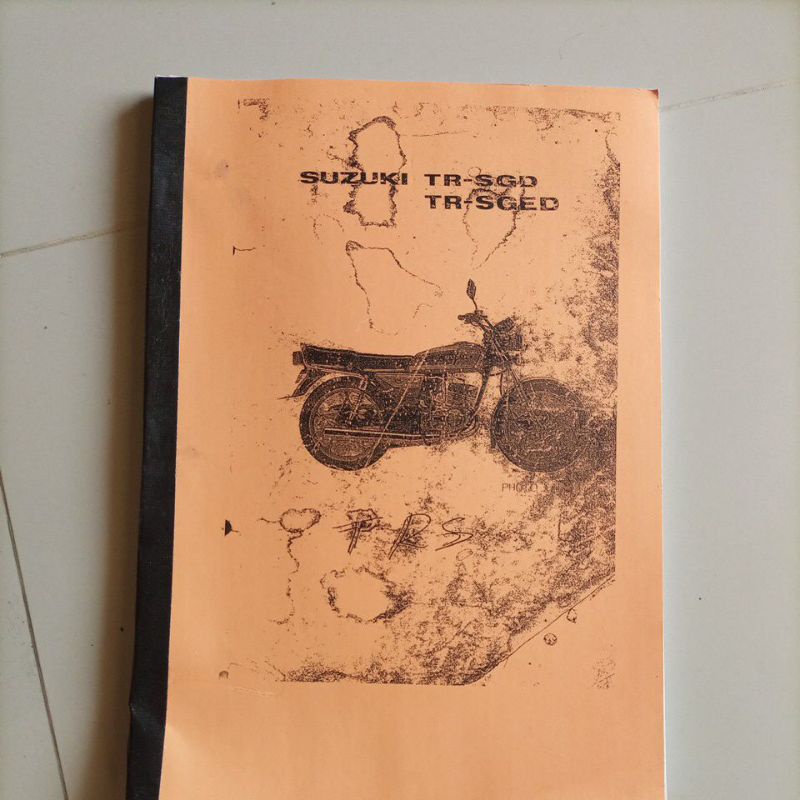 buku parts part catalog katalog manual suzuki trs katana