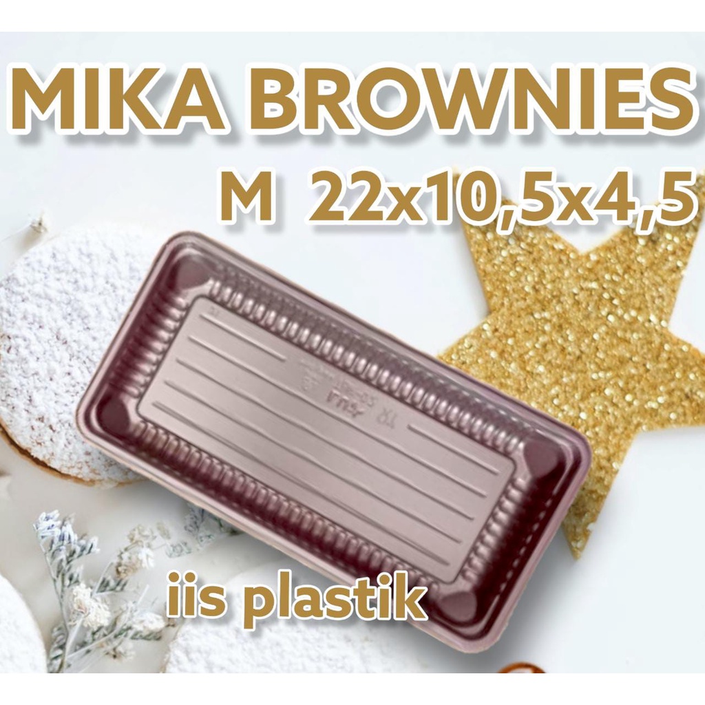 Mika brownies L M S / Box mika brownies / kotak brownies / mika kue kotak MEDIUM B-20 [ECERAN]