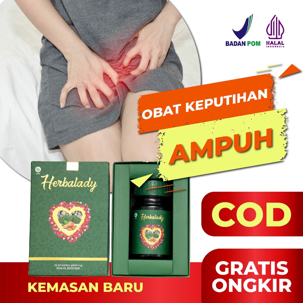 OBAT KEPUTIHAN HERBAL AMPUH / OBAT TELAT DATANG BULAN AMPUH / OBAT TELAT HAID AMPUH BPOM. HERBALADY