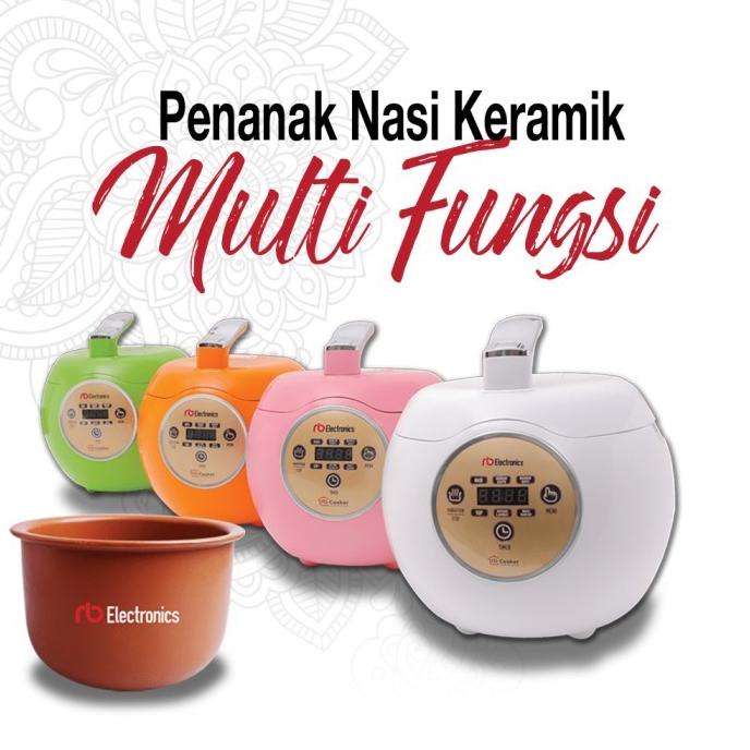 RB Cooker Rice Cooker Full Keramik | Healthy Rice Cooker Ceramic selalu ada