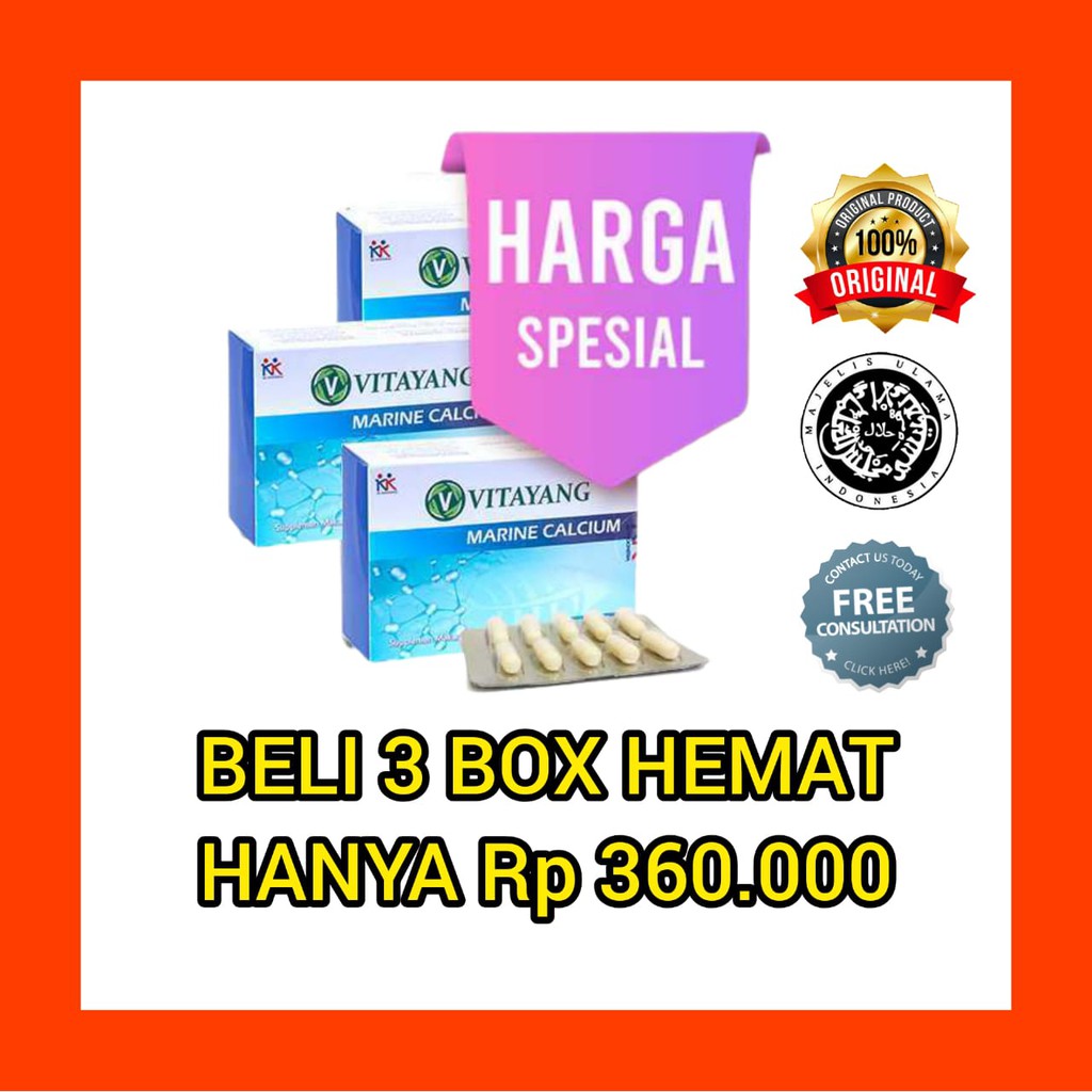 VITAYANG KALSIUM HARGA HEMAT, Kalsium tulang