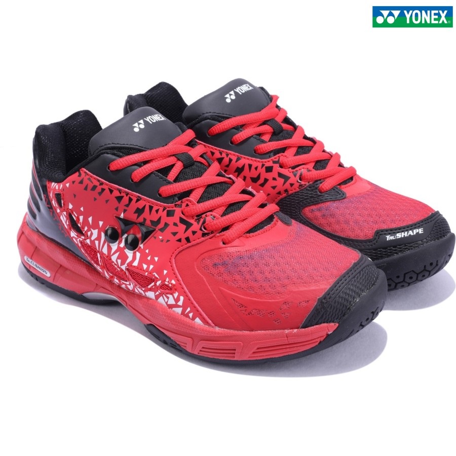 Sepatu Badminton Yonex Avatar Fiery Red Black Silver Original