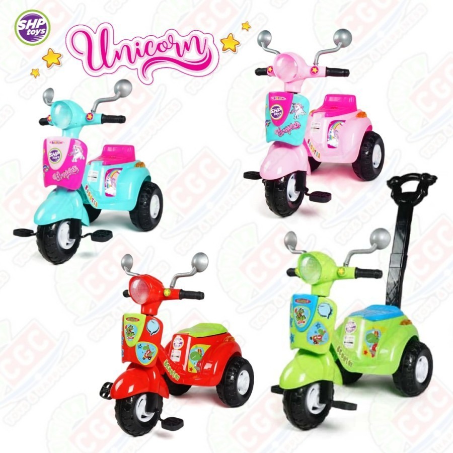 sepeda dorong anak- sepeda roda tiga - scooter 609