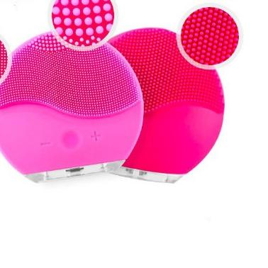 ♤ Alat Pembersih Wajah Elektrik Brush Silicon Facial Cleaner ●