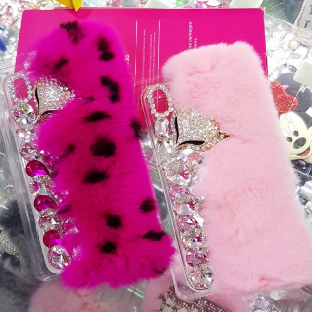 [ Sale  ] MOTIF RANDOM Case Bulu fluffy fox Oppo F1plus