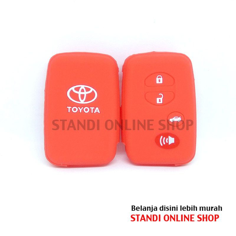 Kondom Kunci Silikon Remote Keyshirt Toyota New Camry 4 Tombol