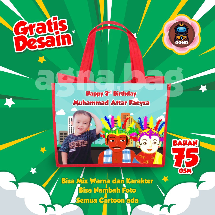 

GOODIE BAG MURAH / TAS ULTAH CUSTOM /TAS ULTAH PROMO/ TAS ULTAH ONDEL