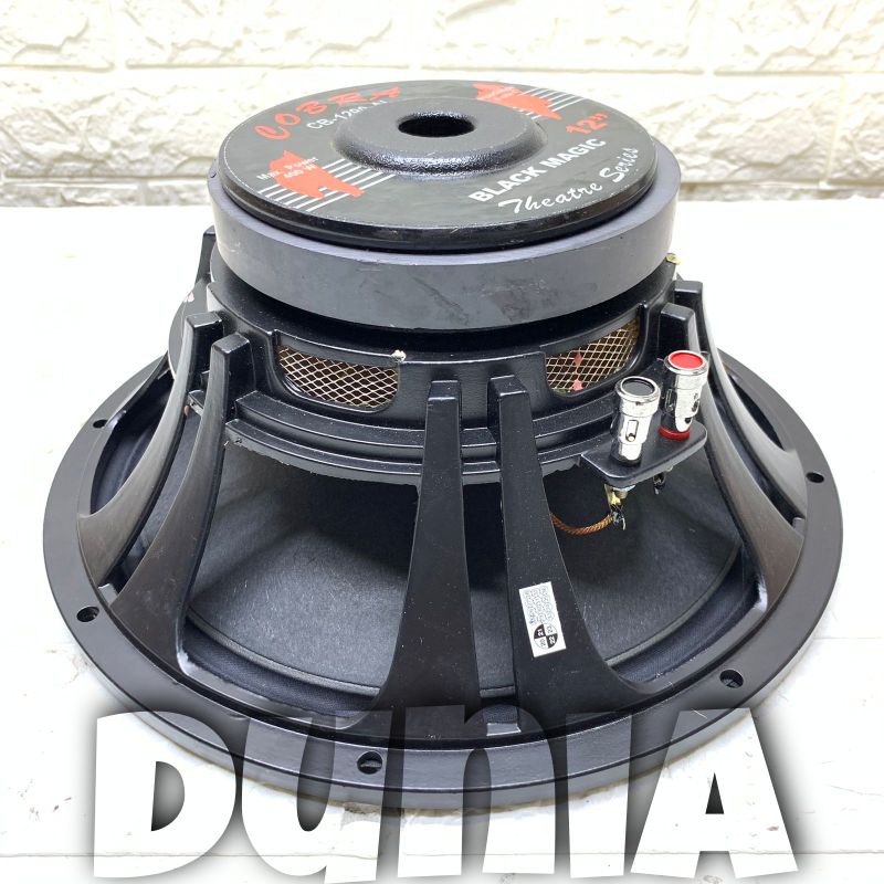 Speaker Component Cobra CB 1290 AL Woofer 12 inch Black Magic