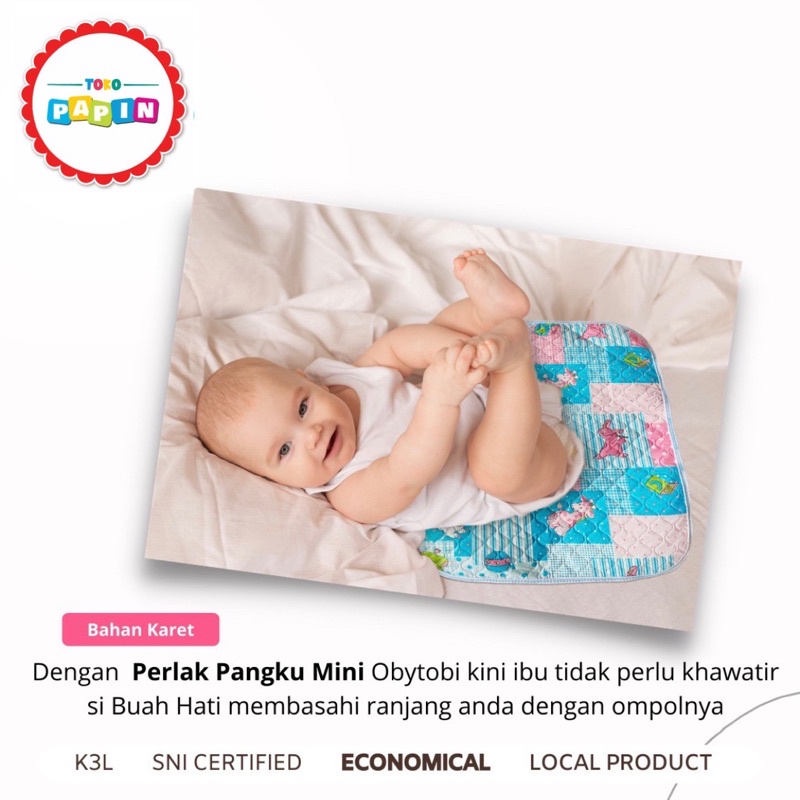 Perlak Bayi Perlak Anak Bayi Waterproof Perlak Alas Ompol Traveling Tidak Tembus Air Anti Bocor Karet