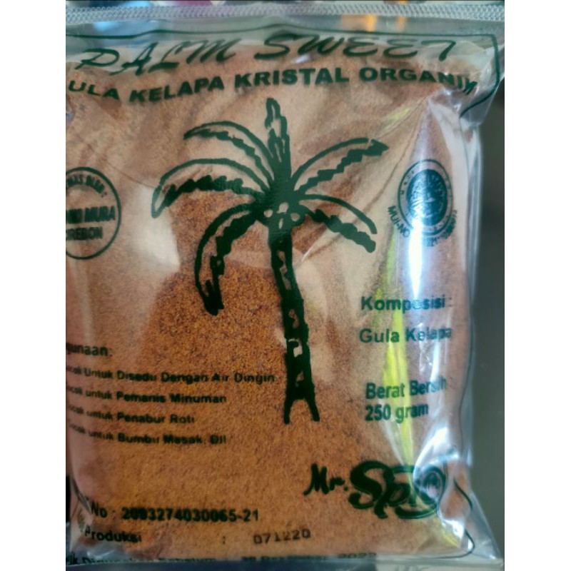 

Gula Kelapa Kristal Organik Palm Sweet 250gram