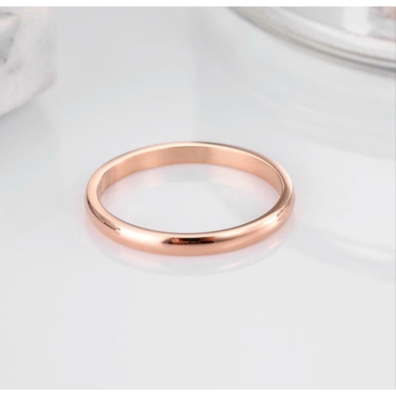 Cincin Polos Ring Titanium Simple Termurah N17092103