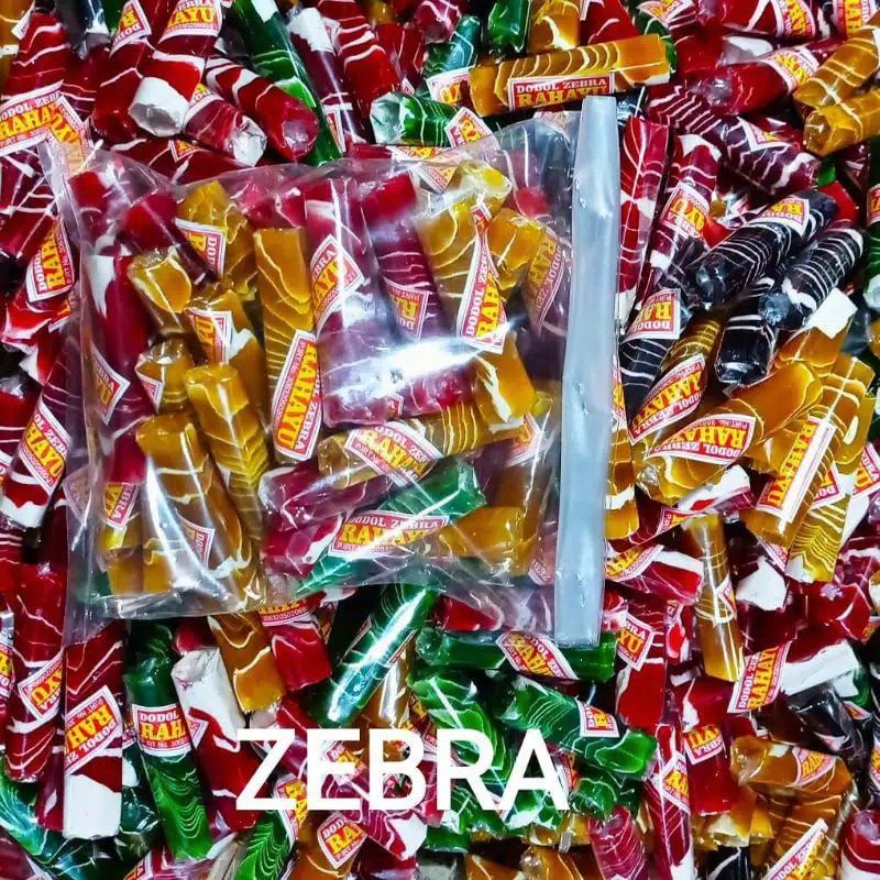 Dodol zebra 1kg khas oleh oleh garut dodol picnic