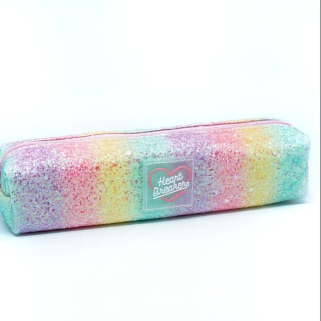 

Pencil Case Rainbow Gliter 7400