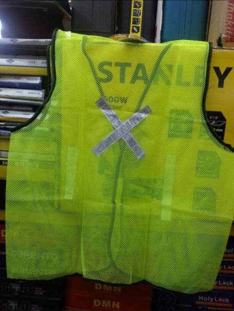 Rompi Jaring / Rompi Proyek Kerja / Safety Vest Scoth X - XENON Orange / Kuning