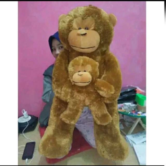 Boneka MONYET beranak murah