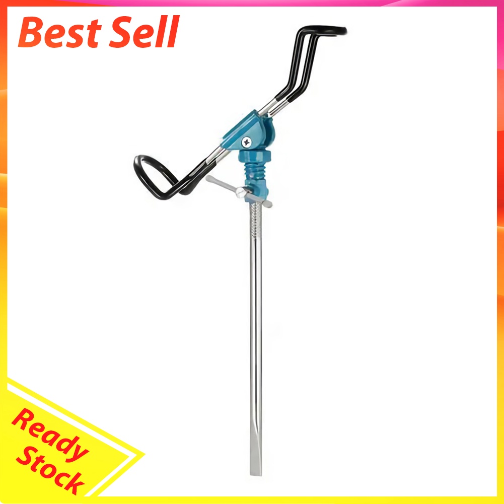 Fishing Rods Holder 360 Rotation Adjustable Turret Fishing Pole Bracket