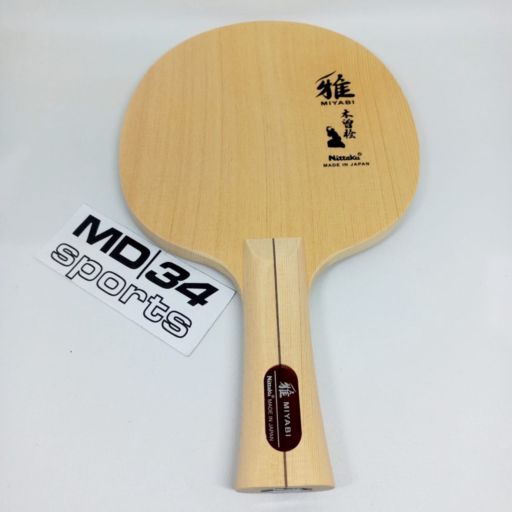 KAYU NITTAKU MIYABI - Kayu / Blade / Bet Pingpong Murah