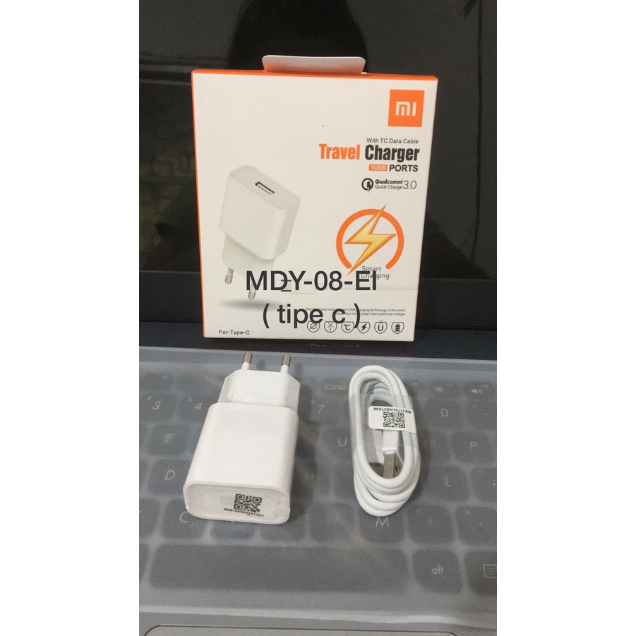 CHARGER XIAOMI REDMI TYPE C MDY-08-EI Mi 8 9 10 NOTE 7 8 9 10 K20 POCO X3 X2 BLACKSHARK TURBO FAST CHARGING