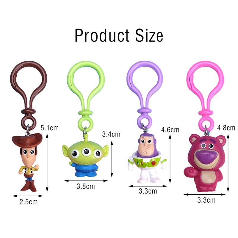 Tk Gantungan Kunci Action Figure Toy Story Buzz Lightyear Bahan Resin Untuk Hadiah Anak