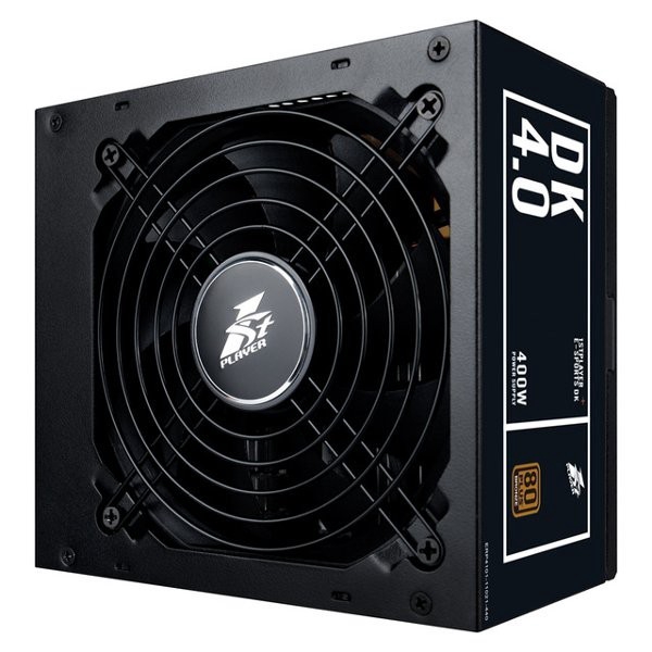 PSU 1STPLAYER Gaming PSU DK4-0 400W - PS-400AX 80Plus Bronze