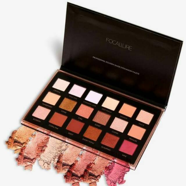 FOCALLURE 18 COLORS EYESHADOW PALETTE - NEUTRALS
