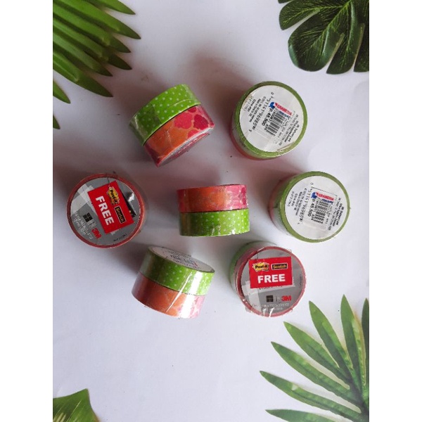 

Sale! Washi Tape Scotch Expressions 3M Bundling isi 2 pcs