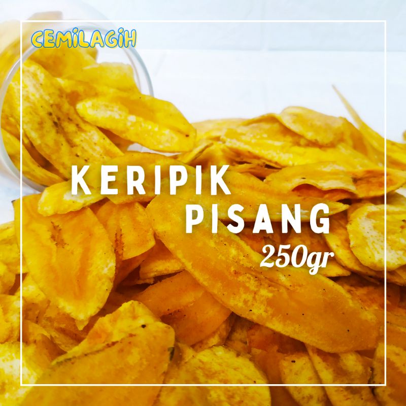 CEMILAN KERIPIK PISANG ORIGINAL 250gram