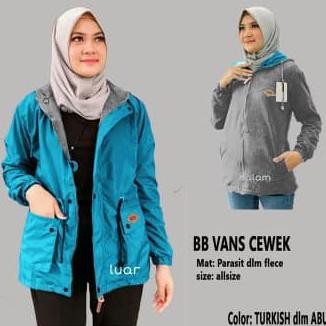 Produk Terbaru Jaket Cewek Vans Bb Bolak Balik Stok Terbaru Murah - Turkish Merah, L