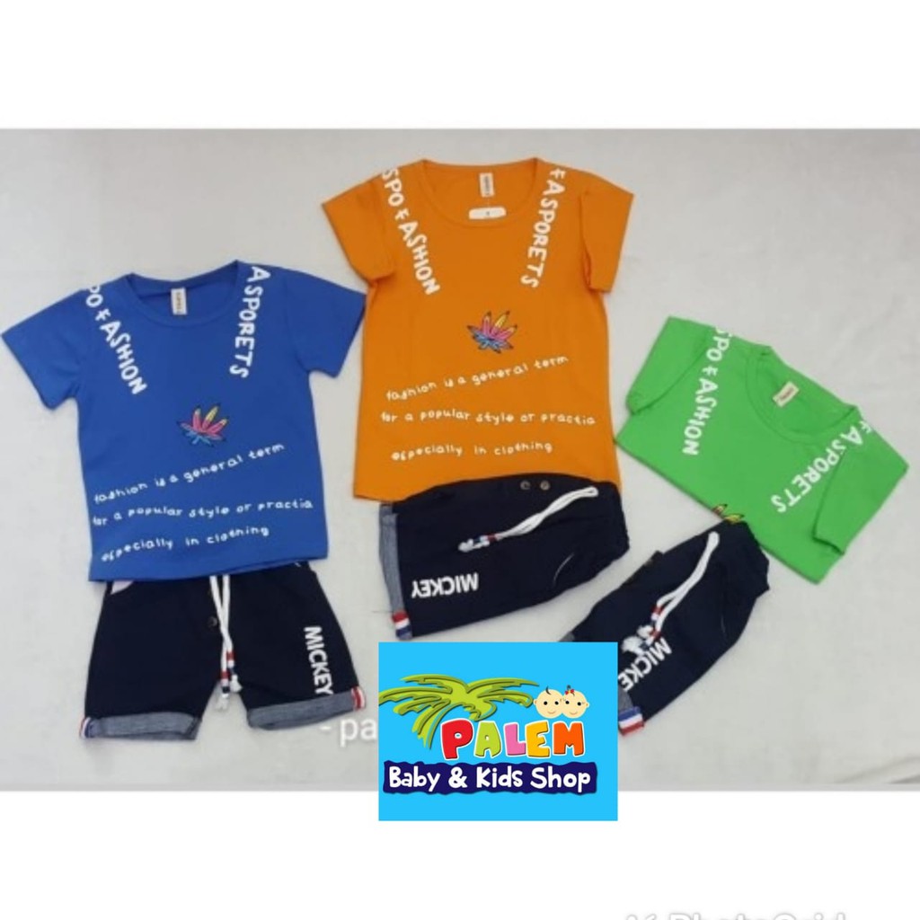 A Long Bizo Wei/Setelan baju anak laki-laki sport 2849