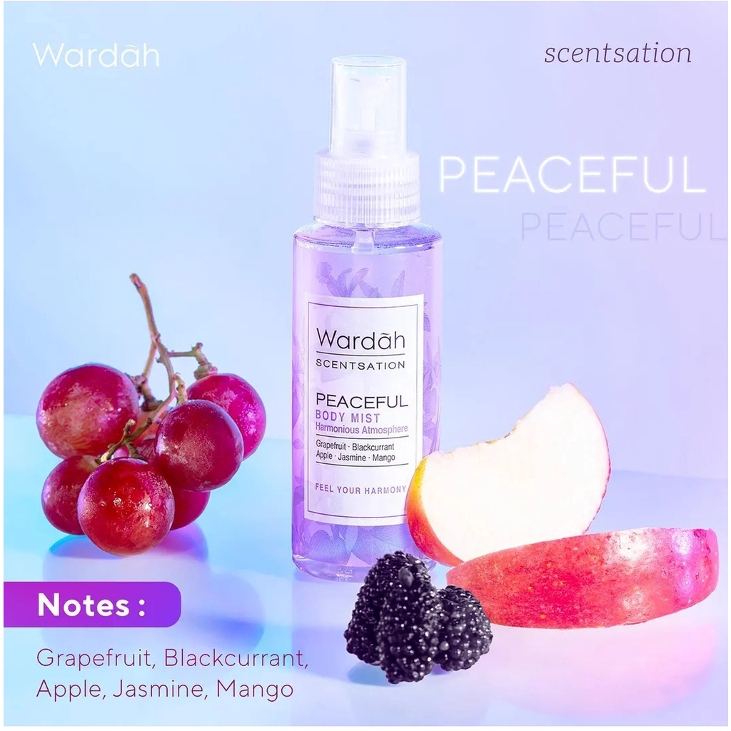 ❤️ MEMEY ❤️ WARDAH Parfum Scentsation Eau De Toilette 30ml / Body Mist 100ml