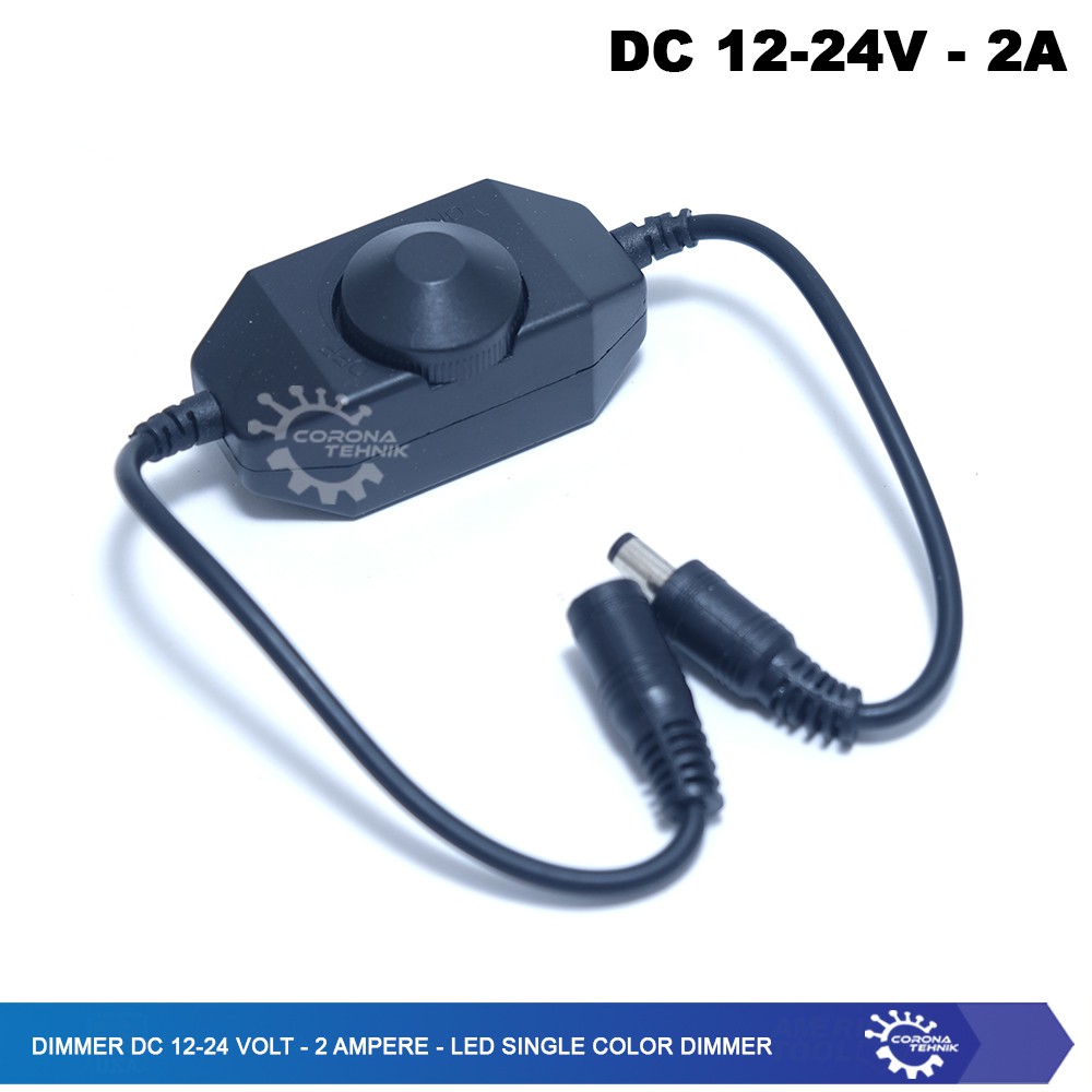 LED Single Color Dimmer - Dimmer DC 12-24-Volt - 2 Ampere
