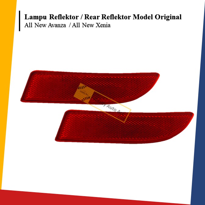 Reflektor Lampu Belakang Rear Reflektor Mobil Toyota All New Avanza / Xenia COB PLASMA Model Ori