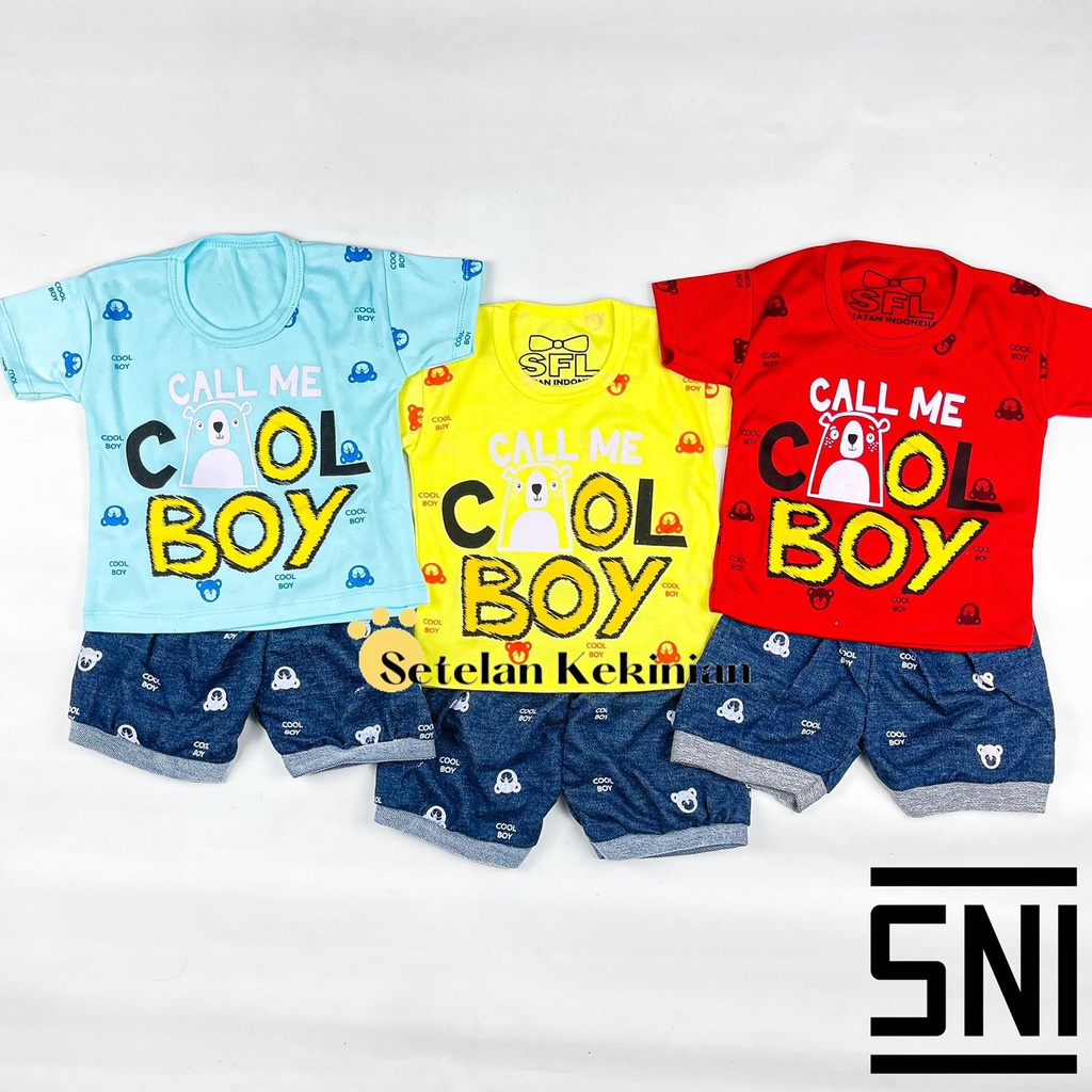 [SK] Set Baju Anak Cowok Setelan Anak Laki Laki Baju Bayi Baju Anak Model Terbaru Kaos Celana Pendek